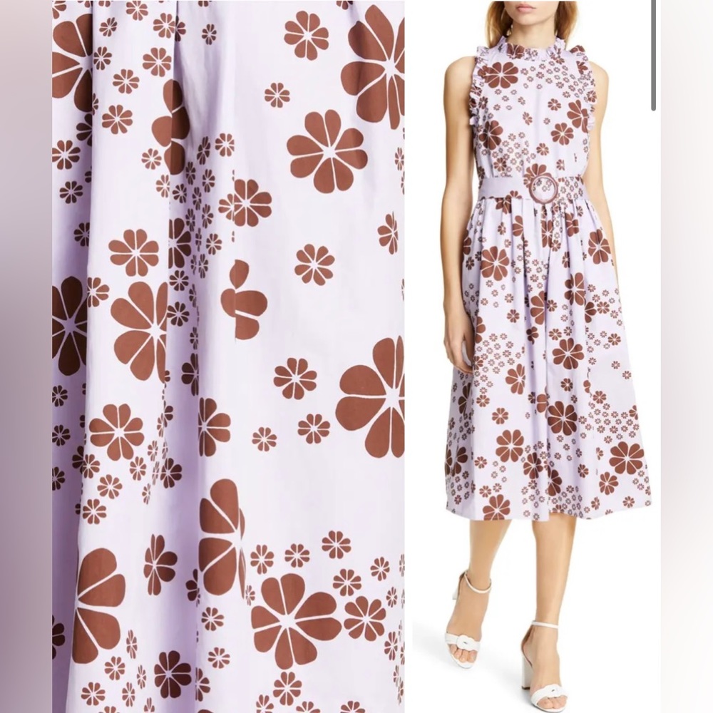 Flora Spade Racerback Midi Dress - Picture 2 of 3